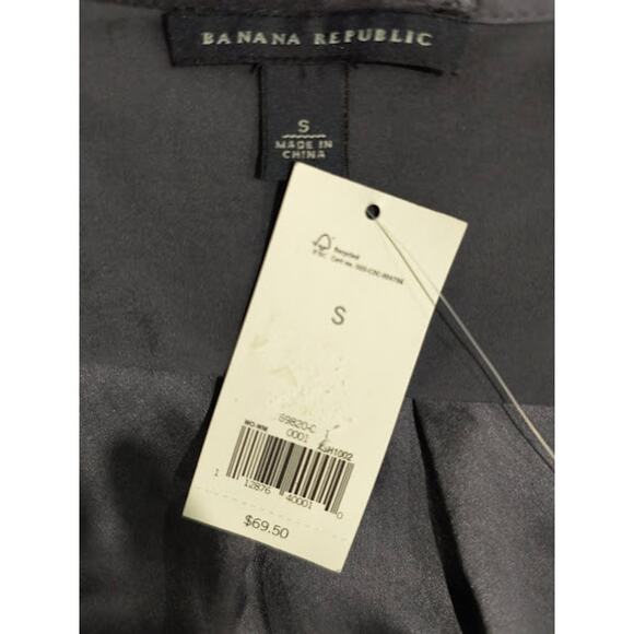 Banana Republic Gray Pintucked Tank Tunic - Size S NWT - Picture 5 of 7